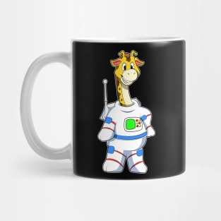 Giraffe as Astronaut in Costume Mug